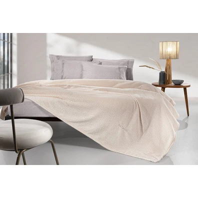 Σετ 2τμχ Κουβέρτα Rombus Ecru 160x220 guy Laroche 