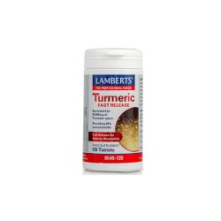 Lamberts Turmeric Fast Release Συμπλήρωμα Διατροφής Mε Κουρκουμά 120 ταμπλέτες