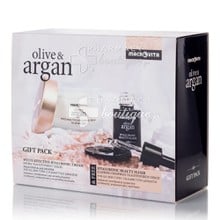 Macrovita Σετ Olive & Argan Hyaluronic Cream, 50ml & ΔΩΡΟ Olive & Argan Hyaluronic Elixir, 15ml