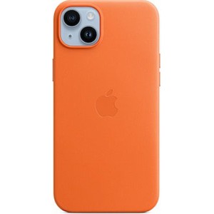 Apple Leather Case with MagSafe Orange iPhone 14 P