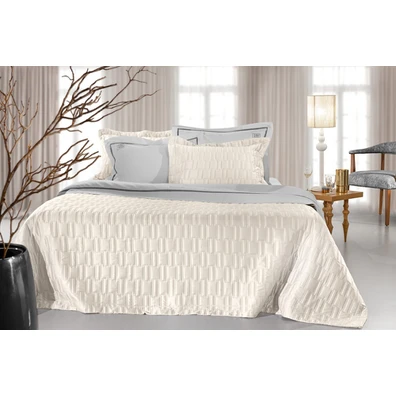 Σετ 3τμχ Κουβερλί Brick Ivory 240x250 guy Laroche 