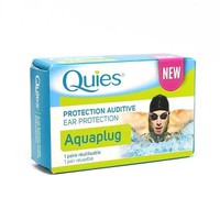 Quies Aquaplug 1 Ζεύγος - Ωτοασπίδες Σιλικόνης Για