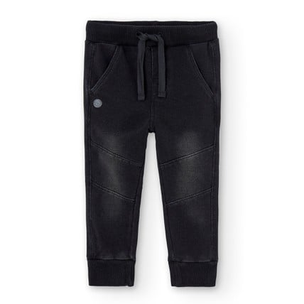 Boboli Fleece Denim Trousers For Baby Boy (390013)