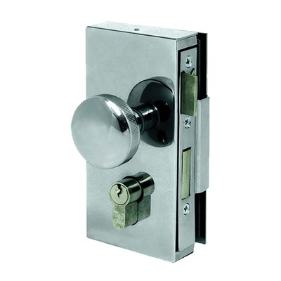 Lock for glass Door with bull handle and key
