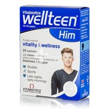 Vitabiotics Wellteen Him - Πολυβιταμίνη για Έφηβους & Νέους Άντρες, 30tabs