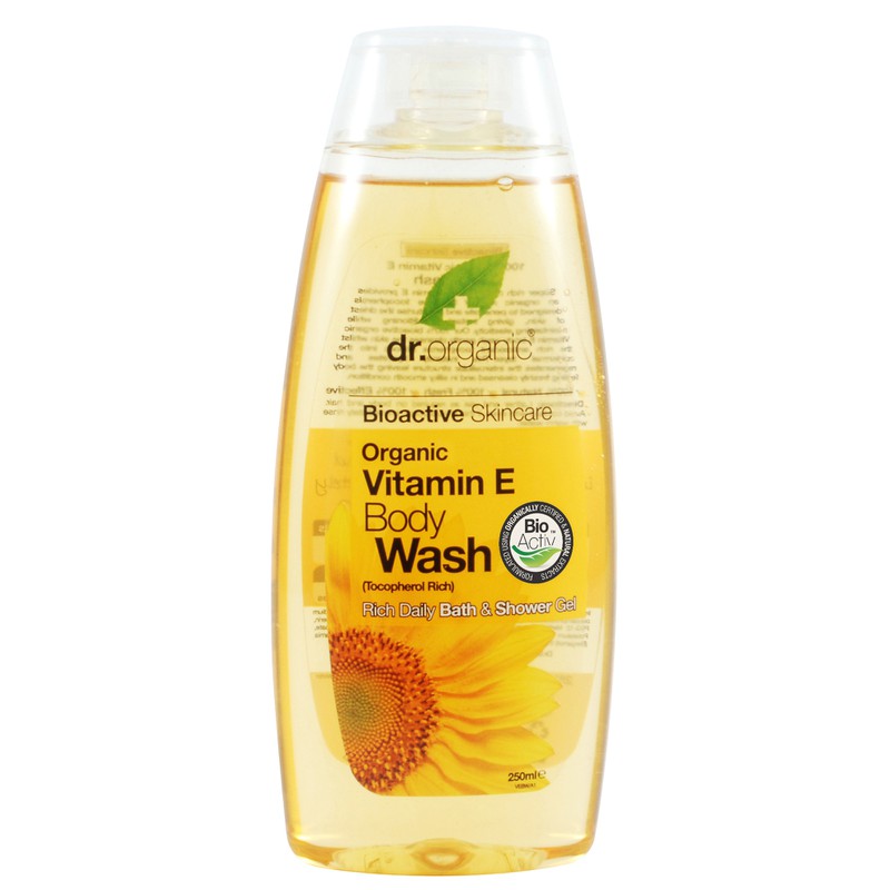 Organic Vitamin E Body Wash 250ml