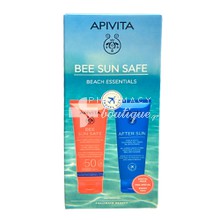 Apivita Σετ Bee Sun Safe Beach Essentials - Face & Body Milk, 100ml & After Sun Cool & Sooth Face & Body Gel Cream, 100ml