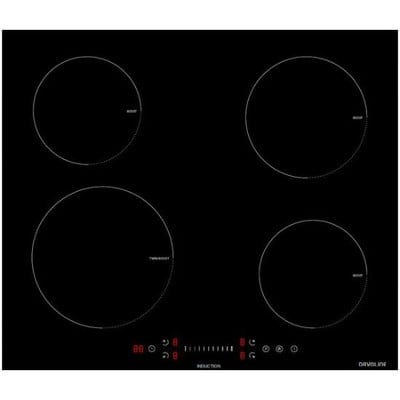 Built-In Ceramic Induction Hob 59X52cm Ind 7204