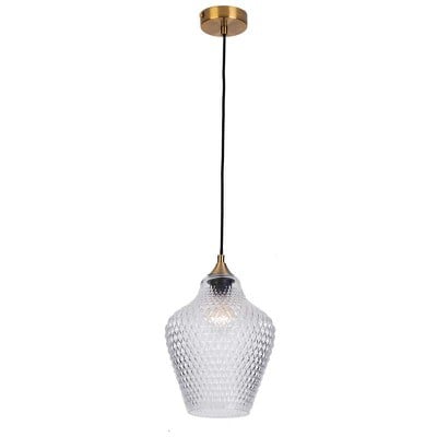 Pendant Light D20 Glass 1Xε27 Μαχ 40W