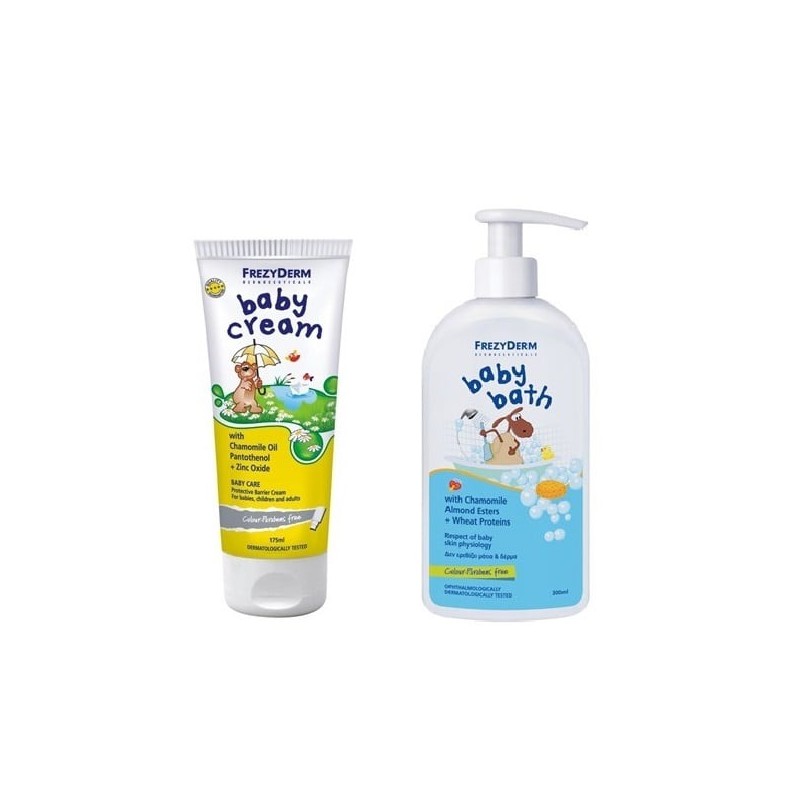 Frezyderm Frezyderm Baby Cream 175ml Baby Bath 300ml
