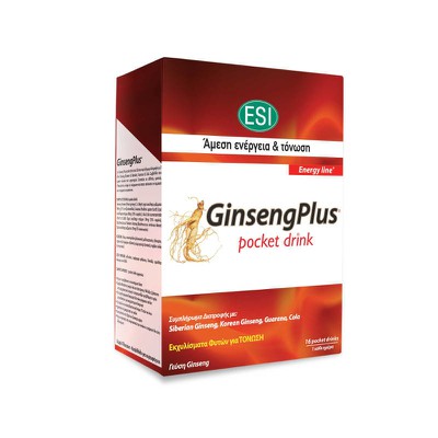 Ginseng Plus pocket drink 16 δόσεις των 10ml