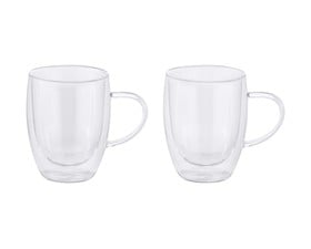 Maxwell& Williams Blend Κούπα Καφέ / Τσαγιού 350ml με Διπλά Τοιχώματα Σε Συσκευασία Δώρου-Σετ 2 Τεμαχίων