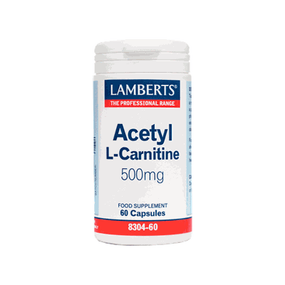 Lamberts Acetyl L-Carnitine 500mg 60caps