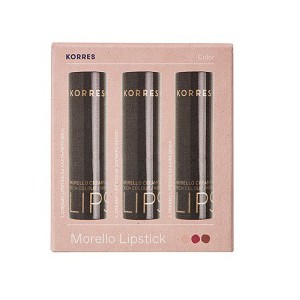 KORRES Morello Lipstick 04, 34, 56 promo set