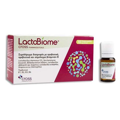 Lactobiome Food Supplement with Prebiotics, Probio