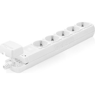 Socket Outlet 5-Way White 100-11-054