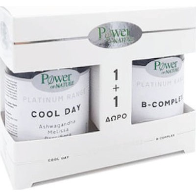 POWER HEALTH Platinum Cool Day Συμπλήρωμα Διατροφής Για Το Άγχος x30 Δισκία & B-Complex Συμπλήρωμα Διατροφής Για Τη Φυσιολογική Λειτουργία Του Νευρικού Συστήματος x20 Δισκία