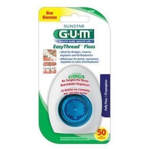 Gum Ortho Floss Οδοντικό Νήμα, 50 Χρήσεις