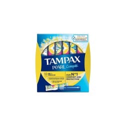 Tampax Pearl Regular Compak Ταμπόν Υψηλής Απορροφητικότητας 16 τεμάχια