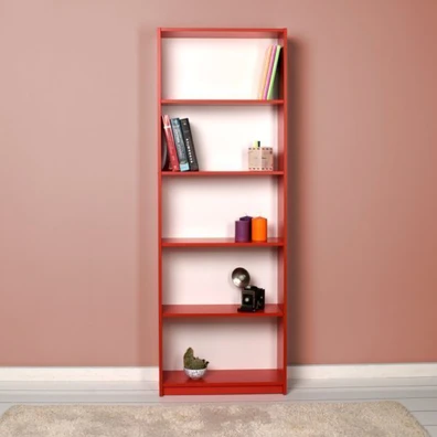Βιβλιοθήκη 58x23x170cm  Fidelio Max RED