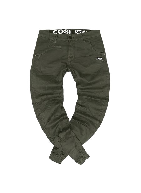 COSI JEANS MONTICELLI W21 OLIVE ELASTICATED 