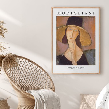 Modigliani   head of a woman