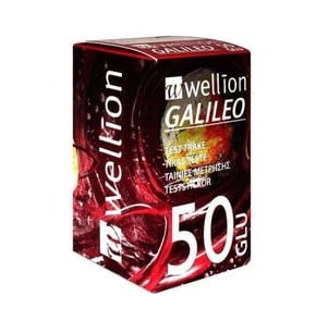 Wellion Galileo Blood Sugar Strips, 50pcs