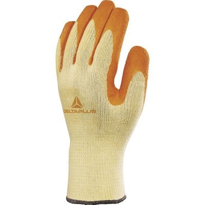 Polycotton Knitted Glove With Latex Coating Palm 1