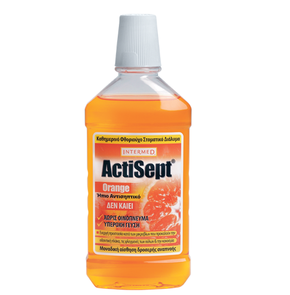 Intermed Actisept Mouthwash with Orange Flavour, 5