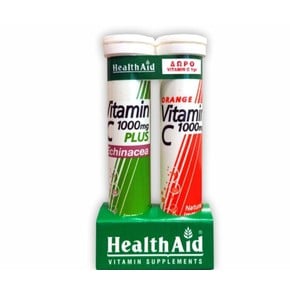 Health Aid 1+1 FREE! Vitamin C 1000mg plus Echinac