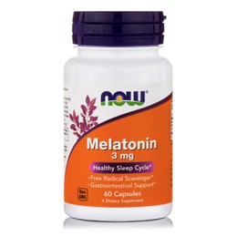 Now Foods Melatonin 3mg Συμπλήρωμα Διατροφής για την Αϋπνία, 60caps