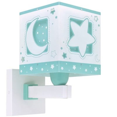 Kids Wall Light E27 x 1 Moonlight Green