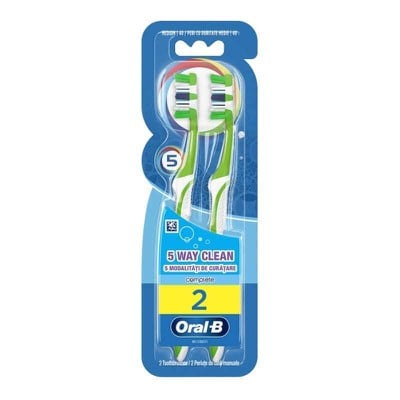 ORAL B Οδ/τσα Complete 5-WAY Clean Duo Medium- Μέτρια Οδοντόβουρτσα Σε Διάφορα Χρώματα