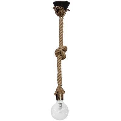 Suspension Rope Pendant Light Ε27