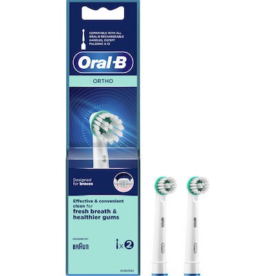 ORAL-B Ανταλλακτικές Κεφαλές Ortho x2  