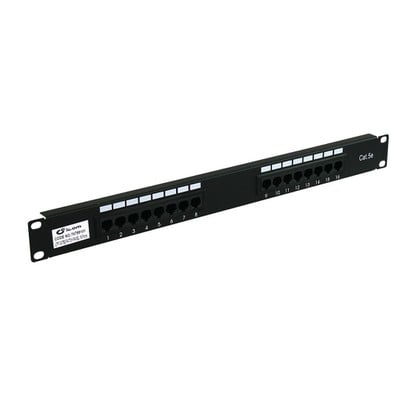 Patch Panel 19'' 16 Ports Cat5E