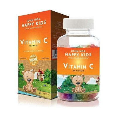 JOHN NOA Happy Kids Vitamin C Παιδικό Συμπλήρωμα Β