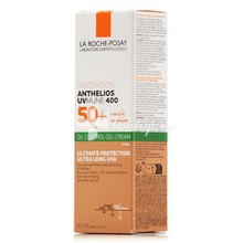 La Roche Posay Anthelios UVmune 400 SPF50+ Tinted (Oil Control Gel-Cream) - Αντηλιακή Προστασία για Ευαίσθητο / Λιπαρό Δέρμα με Χρώμα, 50ml