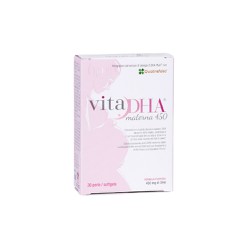 VitaDHA Materna 450 Συμπλήρωμα Διατροφής Για Την Εγκυμοσύνη 30 κάψουλες