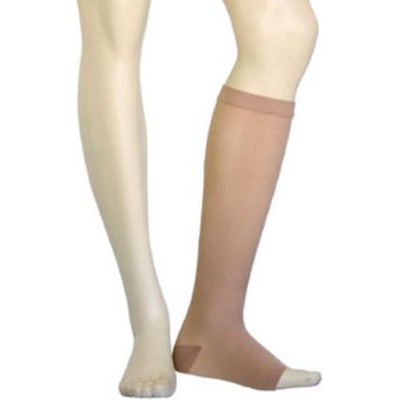 GOLDEN NET Αντιθρομβωτικές Κάλτσες Κάτω Γόνατος Κλάσης Ι, 18-22 mmHg Ανοικτών Δακτύλων Ζεύγος-Μπεζ.