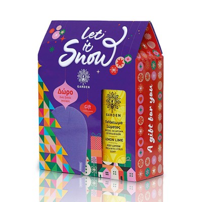 Garden Let it Snow Set Lemon Lime Body Lotion με Ά