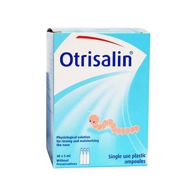 Otrisalin - πλαστικές αμπούλες μιας χρήσης για τον καθαρισμό της μύτης - 30 amp x 5 ml