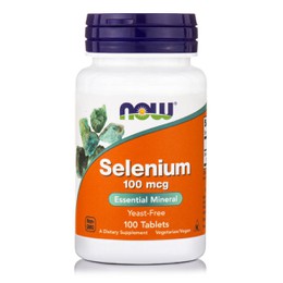 Now Foods Selenium 100mcg Σελήνιο 100Tabs