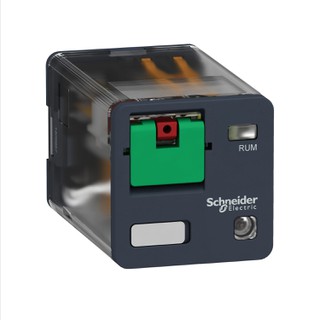 Plug-in Relay 2 Contacts CYLIND + LED 230VA RUMC22