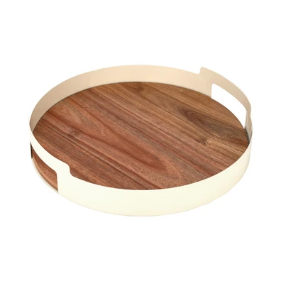 Estia Δισκος Σερβιρισματος Allure Μεταλλικος Ivory
