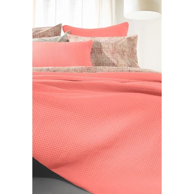 Σετ 2τμχ Κουβερλί Riva Coral 160x240 guy Laroche  