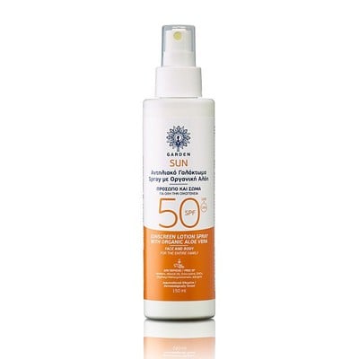 Garden Sunscreen Spray Face & Body Cream SPF50+ Αν