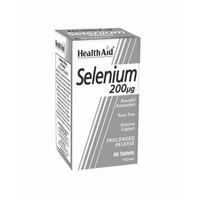 Health Aid Vegan Selenium 200mg 60 Ταμπλέτες - Συμ
