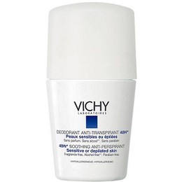 Vichy Deodorant 48hrs Roll On 50 ml, 48ωρη Αποσμητική φροντίδα, Απομακρύνει τις δυσάρεστες οσμές, ρυθμίζει την εφίδρωση.