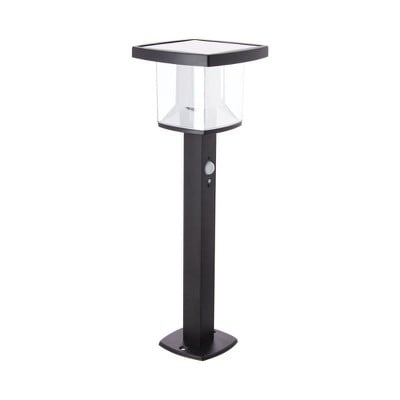 Solar Floor Light Led Black With Motion Sensor 400